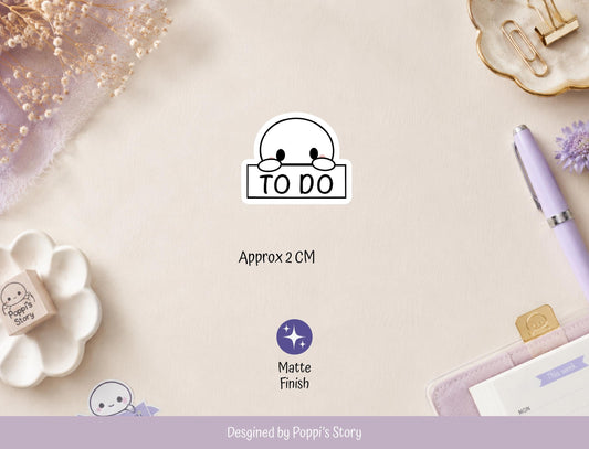 To Do List Header Planner Stickers | Task Tracker Banner (Sticker Sheet)