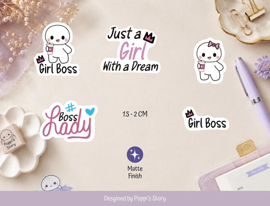 Girl Boss Planner Stickers