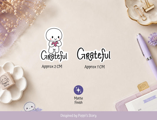 Grateful Planner Stickers