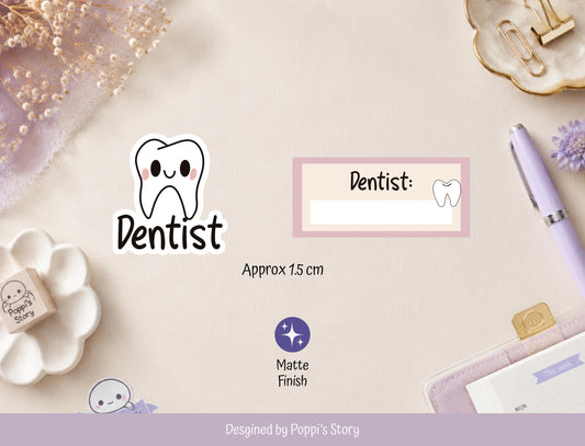 Dentist Appointment Planner Stickers