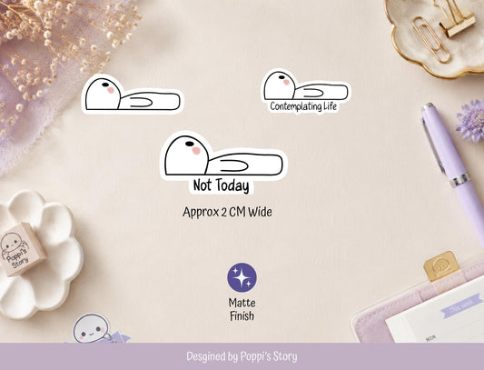 Contemplating Life Planner Stickers