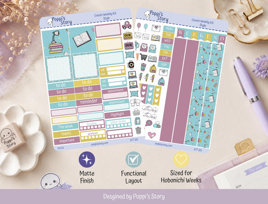 Stationery Love Hobonichi Cousin Sticker Ki