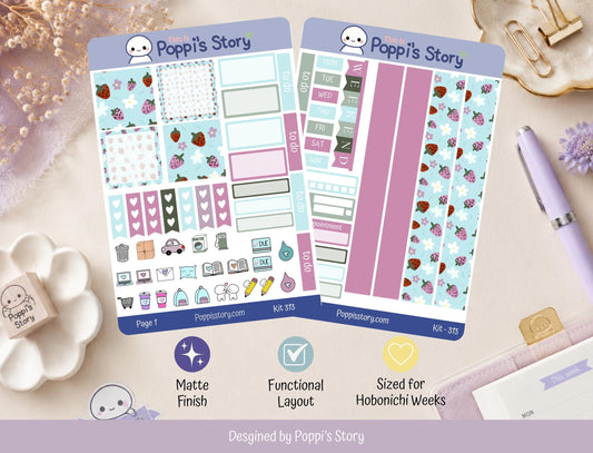 Strawberry Summer Hobonichi Cousin Kit