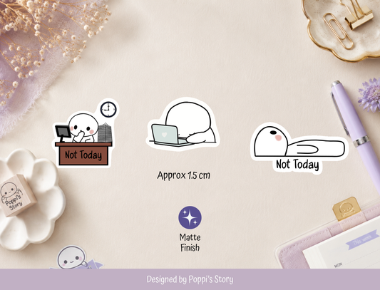 Funny Work Planner Stickers