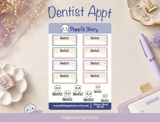 Dentist Appointment Planner Stickers