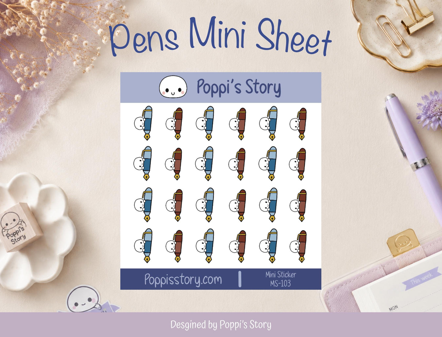 Writing Planner Mini Sheets
