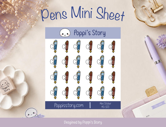 Writing Planner Mini Sheets