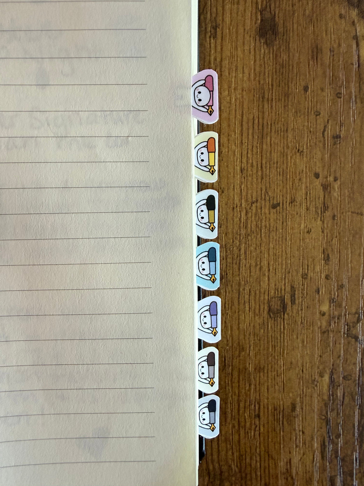 Fountain Pen Tab Stickers