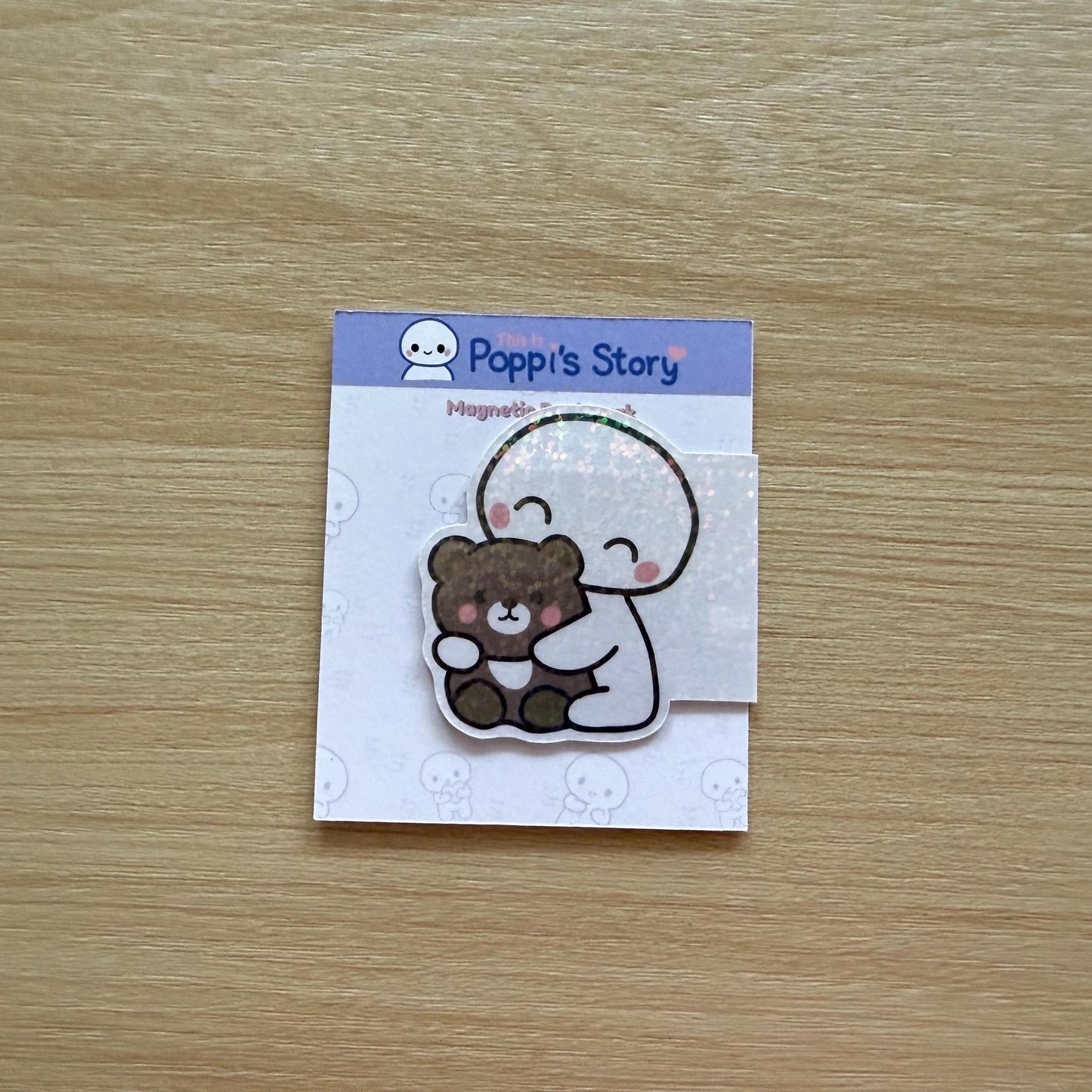 Poppi Magnetic Bookmark, Kawaii Coffee Lover Planner Clip, Book Accessory