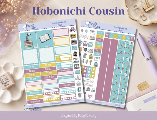 Stationery Love Hobonichi Cousin Sticker Ki