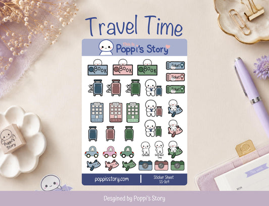 Travel Planner Stickers