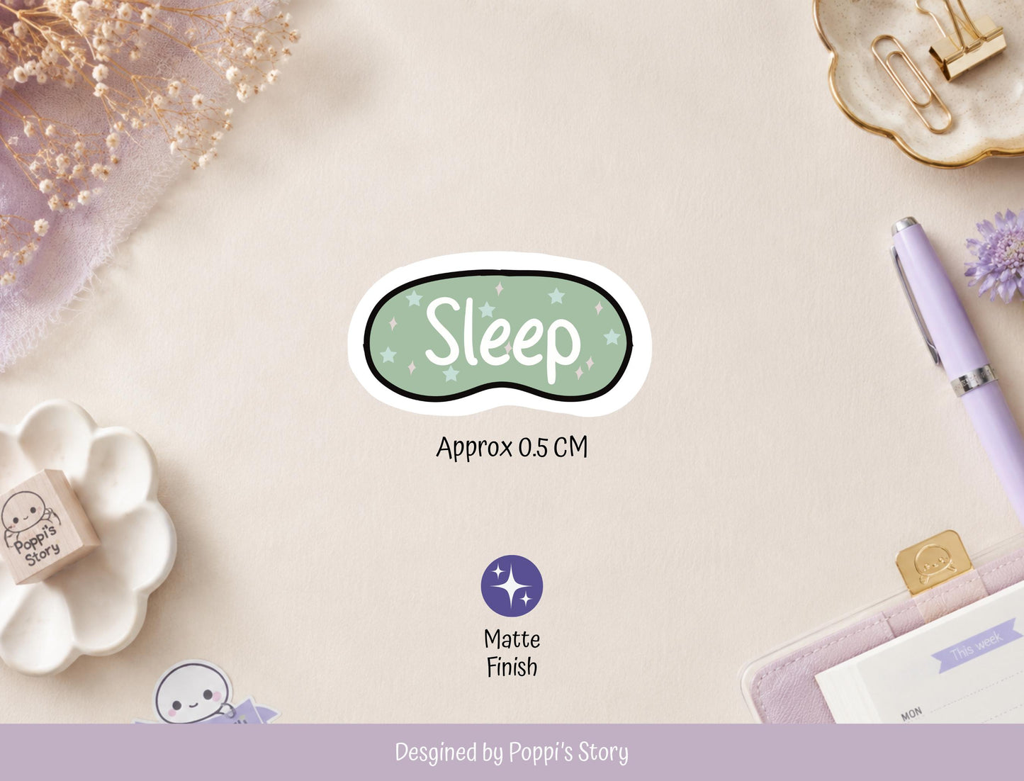 Sleep Tracker Mini Stickers