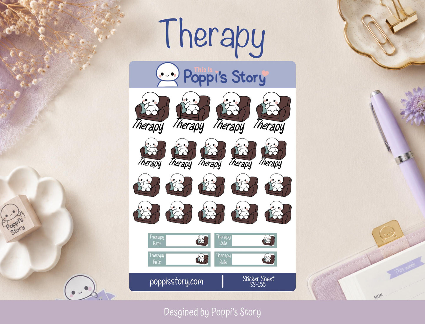 Therapy Planner Stickers