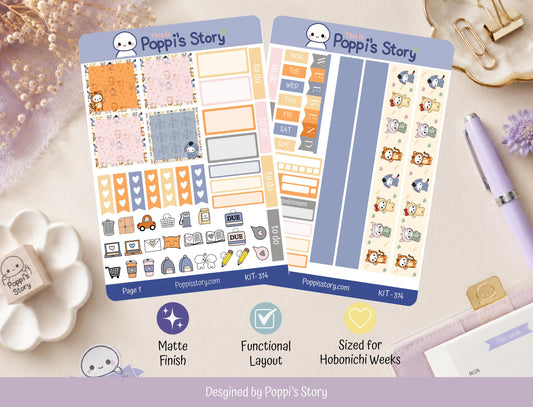 Poppi & Friends Hobonichi Cousin Kit