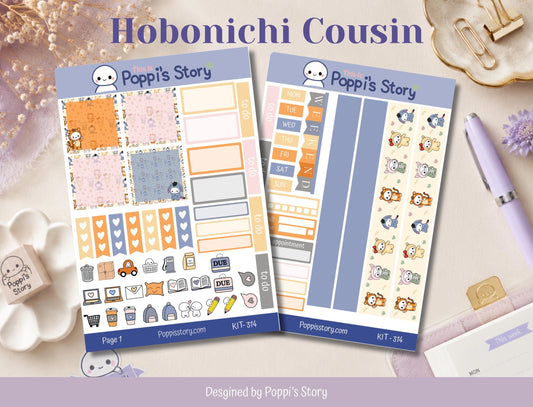Poppi & Friends Hobonichi Cousin Kit