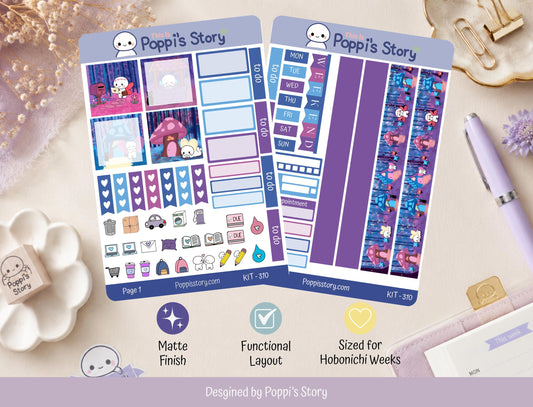 Poppi Fairy Village Hobonichi Cousin Sticker Kit