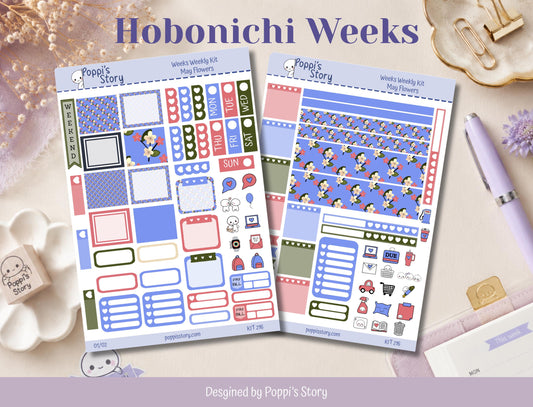 May Flowers Hobonichi Weeks Weekly Kit