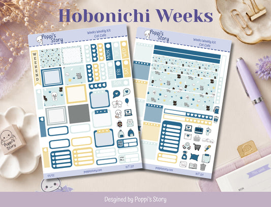 Cat Cafe | Hobonichi Weeks Weekly