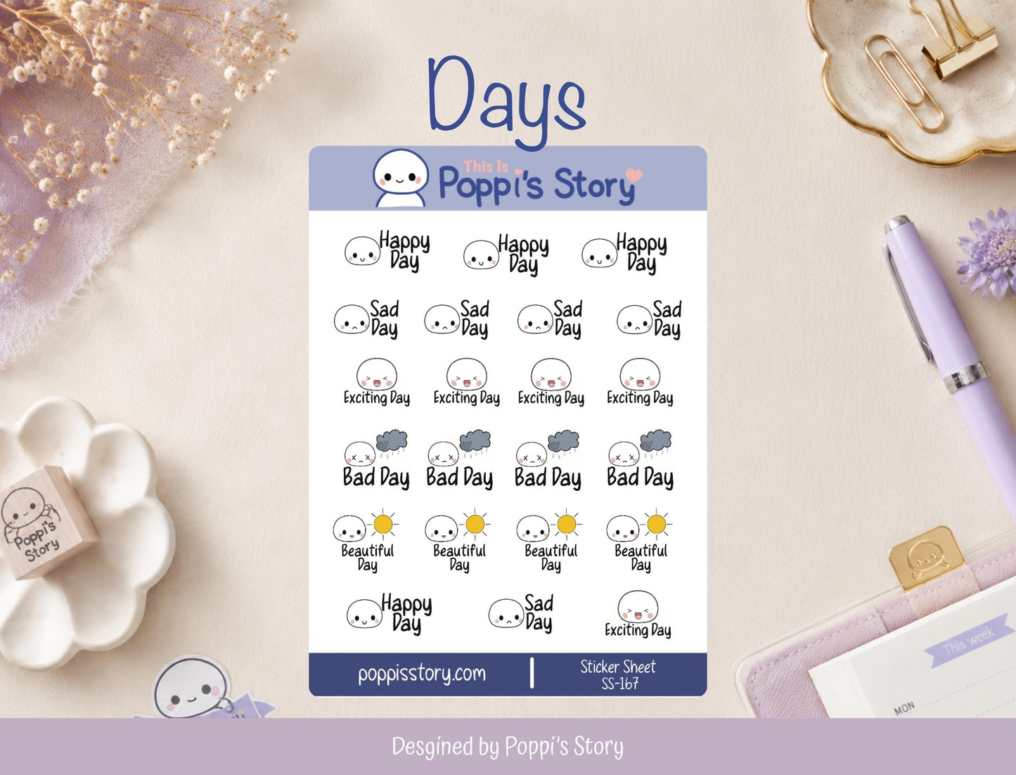 Mood Planner Stickers