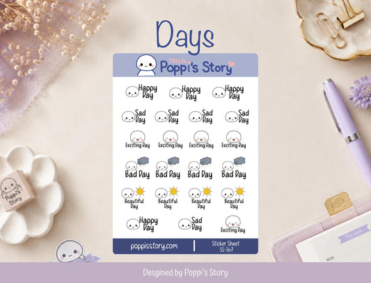 Mood Planner Stickers