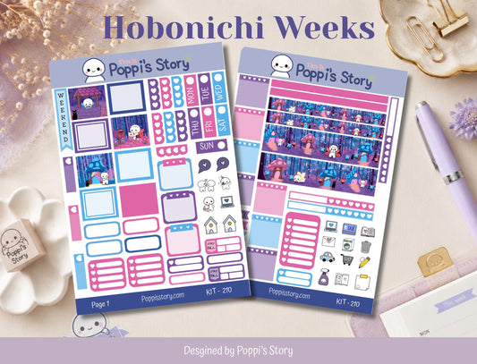 Poppi Fairy Village Hobonichi Weeks Sticker Kit