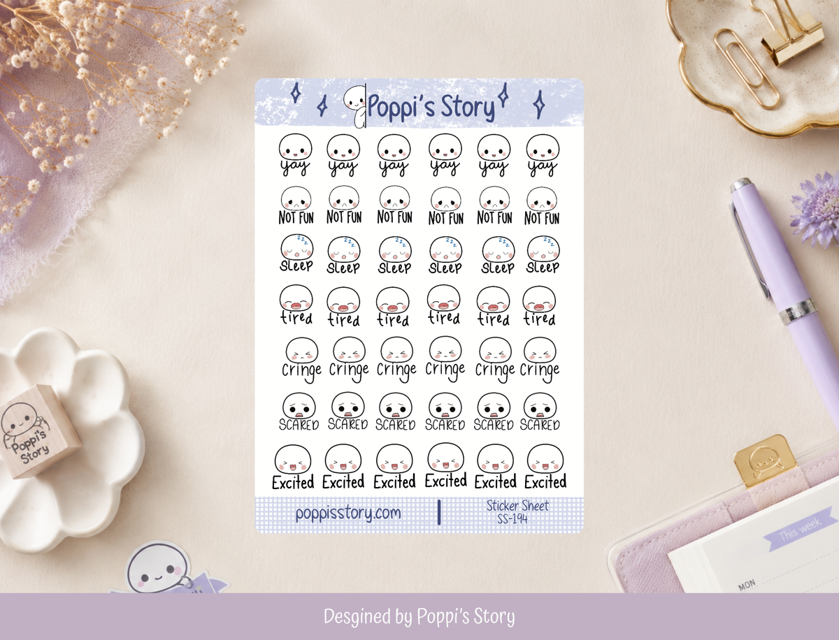 Mini Mood Stickers