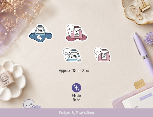 Fountain Pen Ink Stickers