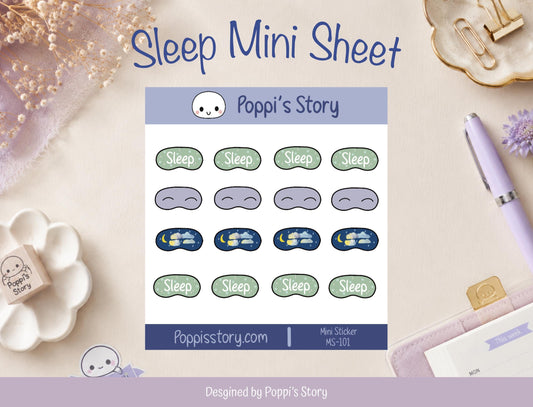 Sleep Tracker Mini Stickers