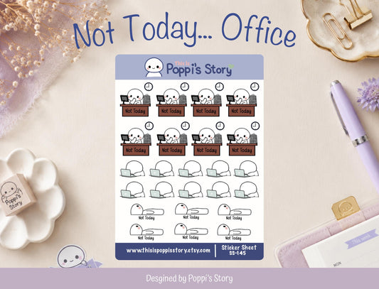 Funny Work Planner Stickers