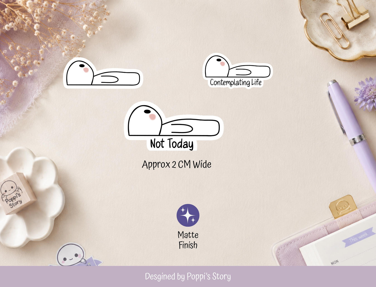 Contemplating Life Planner Stickers