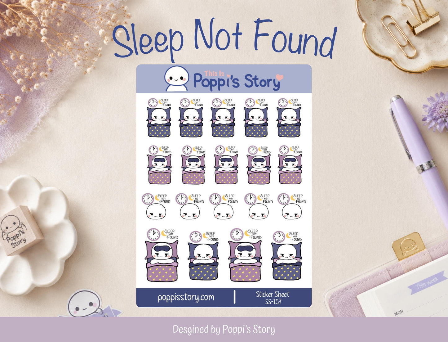 Sleep Not Found Stickers