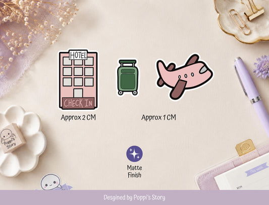 Travel Planner Stickers