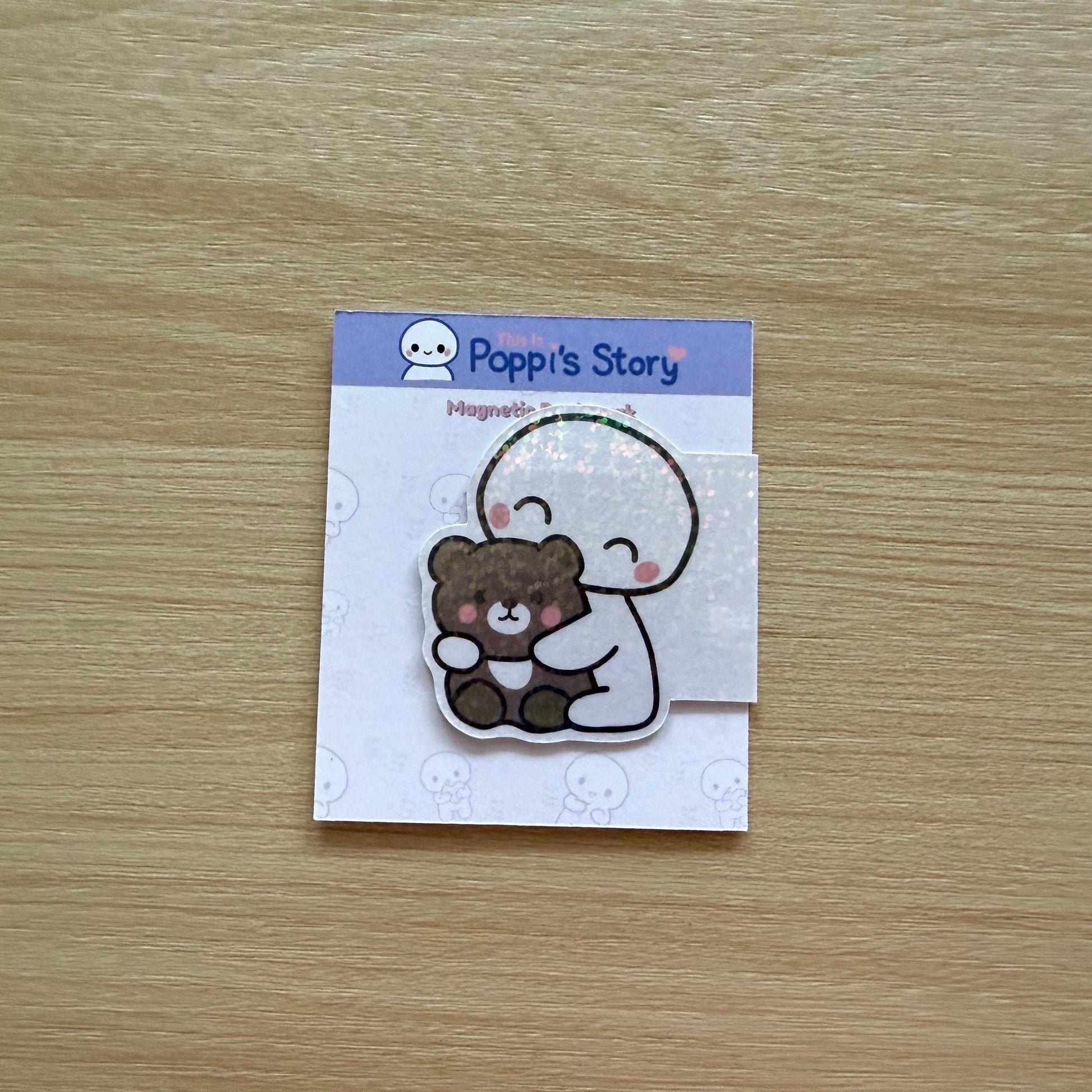 Poppi Magnetic Bookmark, Kawaii Coffee Lover Planner Clip, Book Accessory